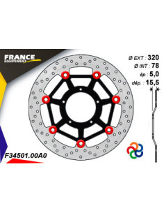 Kit Freinage FRANCE EQUIPEMENT - AP RACING 2