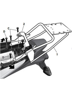 Porte paquet Shad Top Master H0CR11ST