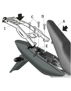 Porte paquet Shad Top Master H0CB24ST
