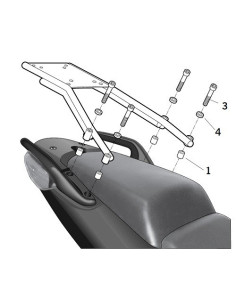 Porte paquet Shad Top Master H0CB10ST
