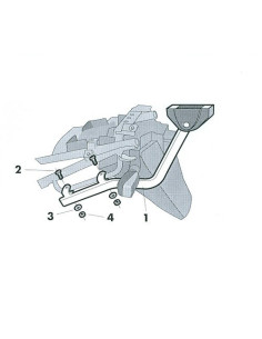 Porte paquet Shad Top Master SUZUKI BANDIT 600 N 94 99