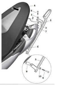 Porte paquet Shad Top Master S0GL69ST