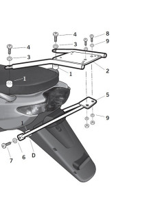 Porte paquet Shad Top Master Y0NS58ST