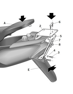 Porte paquet Shad Top Master Y0JG52ST