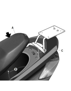 Porte paquet Shad Top Master Y0CY17ST