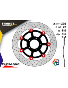 Kit Freinage FRANCE EQUIPEMENT - AP RACING 2