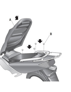 Porte paquet Shad Top Master Y0T51T