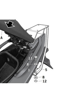 Porte paquet Shad Top Master Y0TM59ST