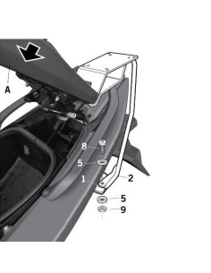 Porte paquet Shad Top Master Y0TM52ST