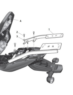 Porte paquet Shad Top Master Yamaha DIVERSION XJ 600 ABS(09 13)