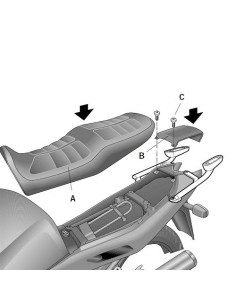 Porte paquet Shad Top Master YAMAHA XJ900 94 03