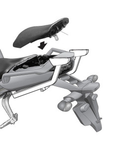 Porte paquet Shad Top Master Yamaha Faser 1000 FZ 1S 2006 2015