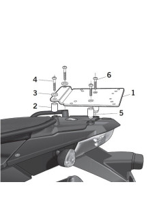 Porte paquet Shad Top Master BMW F800 GS F650 GS 2