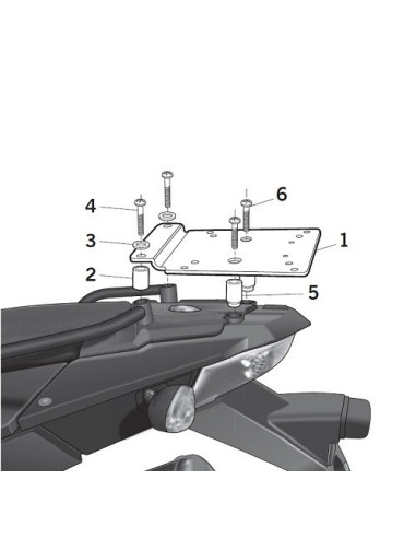 Porte paquet Shad Top Master BMW F800 GS F650 GS