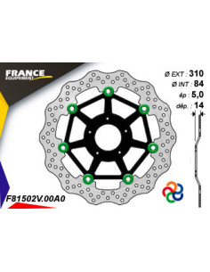 Kit Freinage FRANCE EQUIPEMENT - AP RACING 2