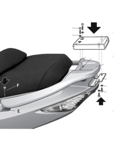 Porte paquet Shad Top Master K0XC55ST