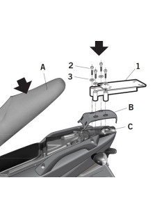 Porte paquet Shad Top Master G0RN56ST