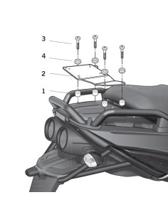 Porte paquet Shad Top Master G0FC58ST