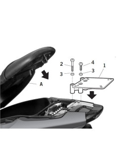 Porte paquet Shad Top Master V0NR55ST