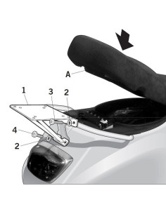 Porte paquet Shad Top Master V0LX55ST