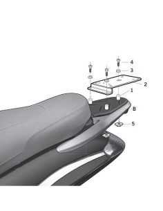 Porte paquet Shad Top Master V0TR18ST