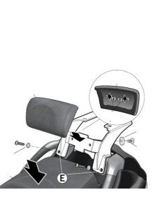 Porte paquet Shad Top Master MP3/LT/RL HYBRID 125 2