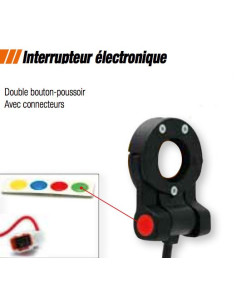 Interrupteur Electronique Double Bouton-Poussoir
