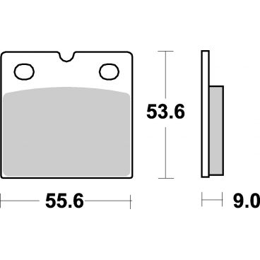 Plaquettes de frein moto SBS Ceramic 506 HF