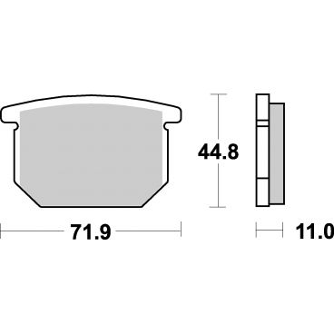 Plaquettes de frein moto SBS Ceramic 534 HF