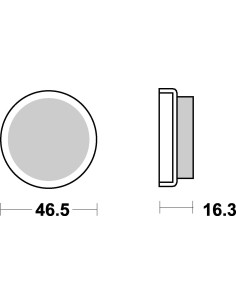 Plaquettes de frein moto SBS Ceramic 576 HF
