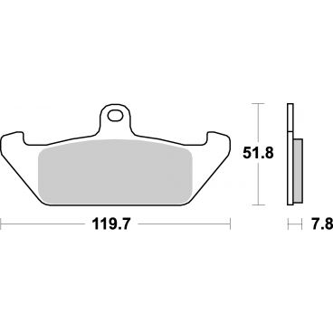 Plaquettes de frein moto SBS Ceramic 594 HF