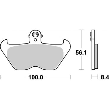 Plaquettes de frein moto SBS Ceramic 703 HF