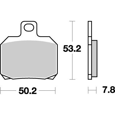 Plaquettes de frein moto SBS Ceramic 730 HF