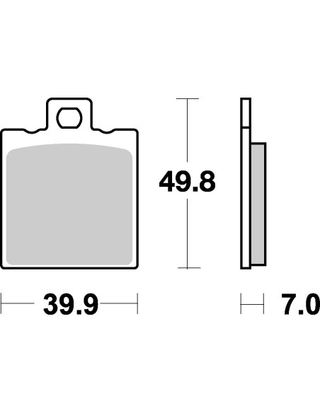 Plaquettes de frein moto SBS Ceramic 737 HF