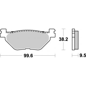 Plaquettes de frein moto SBS Ceramic 769 HF