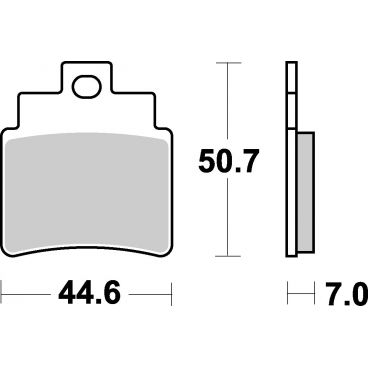 Plaquettes de frein moto SBS Ceramic 775 HF