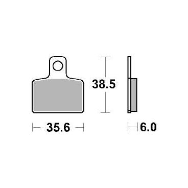 Plaquettes de frein moto SBS Ceramic 803 HF