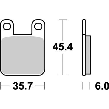 Plaquettes de frein moto SBS Sinter 559HS