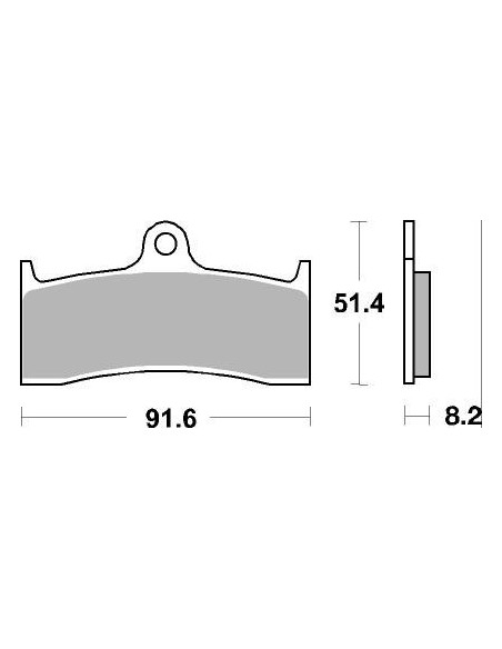Plaquettes de frein moto SBS Sinter 676HS