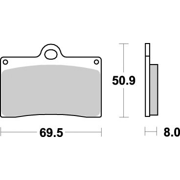 Plaquettes de frein moto SBS Racing Sinter 566RS