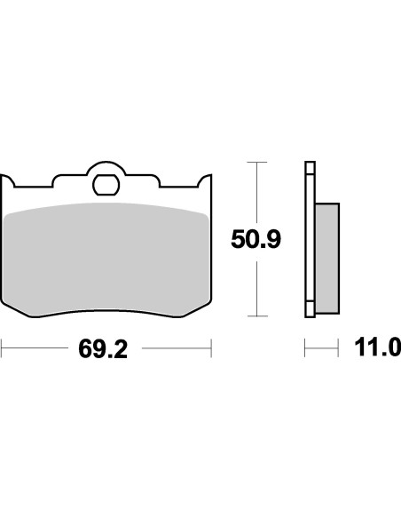 Plaquettes de frein moto SBS Racing Sinter 662RS
