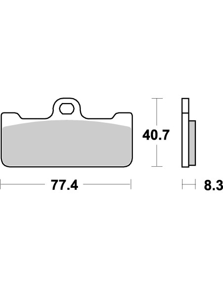 Plaquettes de frein moto SBS Racing Sinter 695RS
