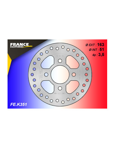 Kit Freinage FRANCE EQUIPEMENT - AP RACING Composé de 2 Disques