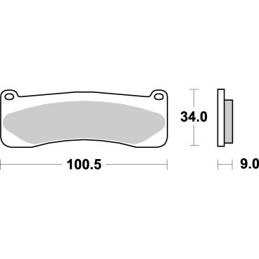 Plaquettes de frein moto SBS Racing Sinter 707RS