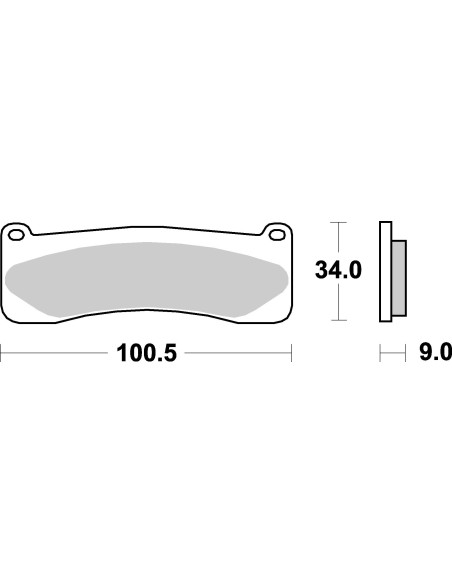 Plaquettes de frein moto SBS Racing Sinter 707RS