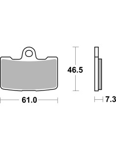 Plaquettes de frein moto SBS Racing Sinter 856RS