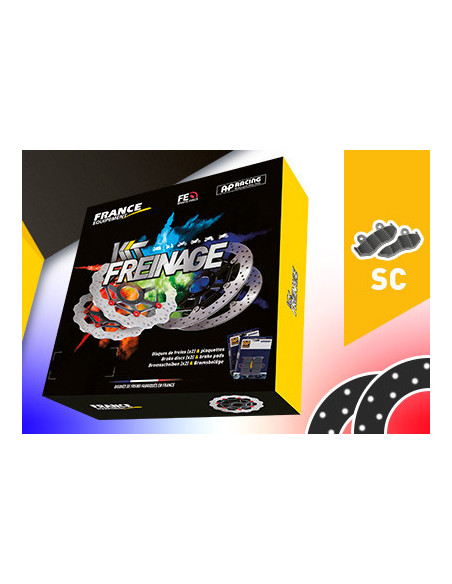 Kit Freinage FRANCE EQUIPEMENT - AP RACING Composé de 2 Disques