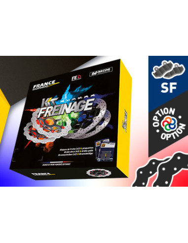 Kit Freinage FRANCE EQUIPEMENT - AP RACING Composé de 2 Disques