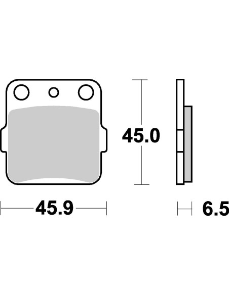 Plaquettes de frein moto SBS Off Road Sinter 584SI