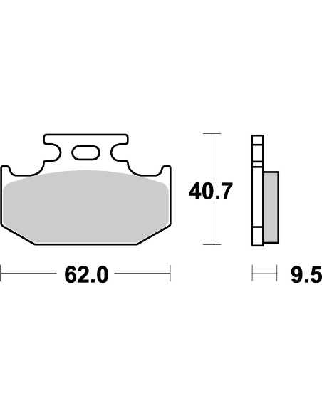 Plaquettes de frein moto SBS Off Road Sinter 648SI